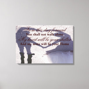 Impressão Em Tela Quadro da foto do casamento