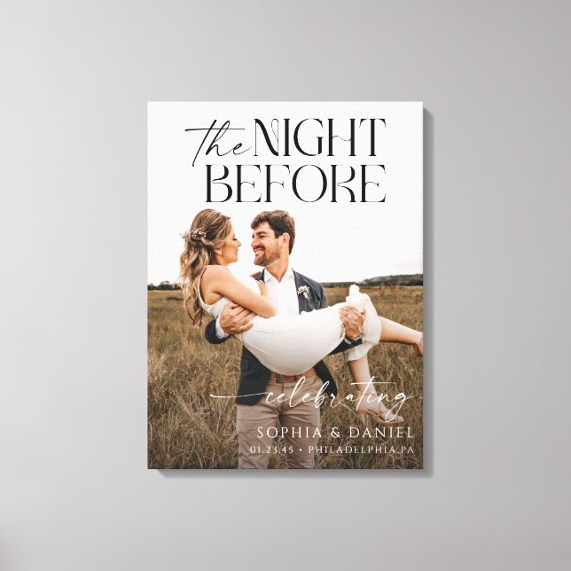 Impressão Em Tela Quadro de Tela da Noite Antes do Jantar de Rehears (Frente)