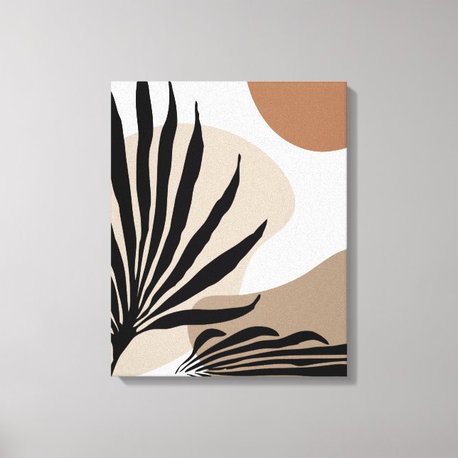 Impressão Em Tela Quadro Decorativo Botânico (Frente)