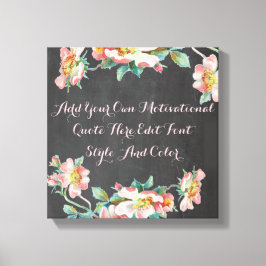 Impressão Em Tela Quadro floral personalizado