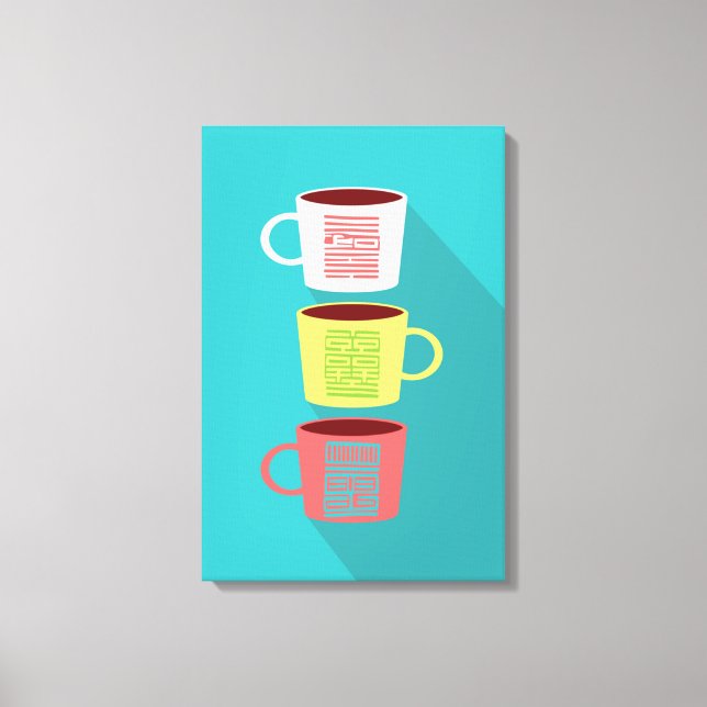 Impressão Em Tela Quadro padrão coreano 1 (Frente)