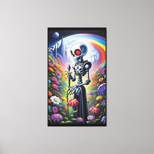 Impressão Em Tela Quando Estou Com Você O Tempo Ainda Está (Frente)