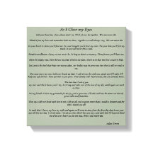 Quando fecho os olhos