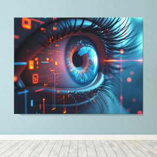 Impressão em tela Quantum Eye