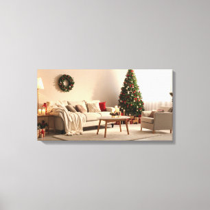 Impressão Em Tela Quarto para o Natal