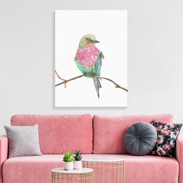 Impressão Em Tela Quase irreal (Insitu(Sala de estar))