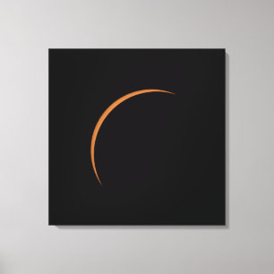 Impressão Em Tela Quase Máximo de Eclipse Solar Parcial