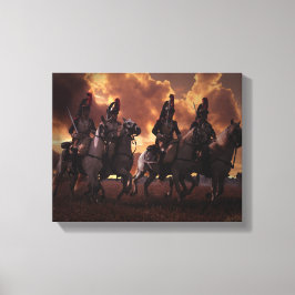 Impressão Em Tela Quatro Cuirassiers Franceses