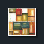 Impressão Em Tela Quatro Pintura Paneled de Jennifer Goldberger<br><div class="desc">Dê o dom de quatro pinturas em uma com esta peça de Jennifer Goldberger. Essa pintura em pano expele obrigados calorosos às cores usadas e à simples variedade de mudanças sutis. Um excelente para pendurar na parede!</div>