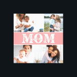 Impressão Em Tela Que bom que te amo, Dia de as mães.<br><div class="desc">Cute I Love You Mamãe Dia de as mães Photo Canvas Print apresenta quatro de suas fotos favoritas com o texto "Eu te amo Mãe" na tipografia branca moderna. Elaborado por ©Evco Studio www.zazzle.com/store/evcostudio</div>