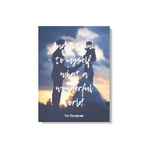 Que Foto de um Mundo Maravilhoso