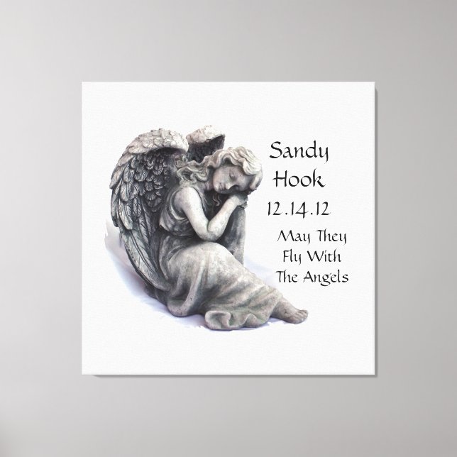 Impressão Em Tela Que Voem Com Os Anjos (Frente)