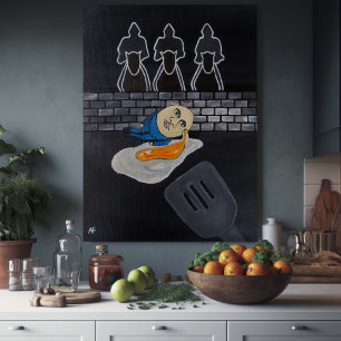 Impressão Em Tela Quebra e Frita Pintura de Alfred Fox