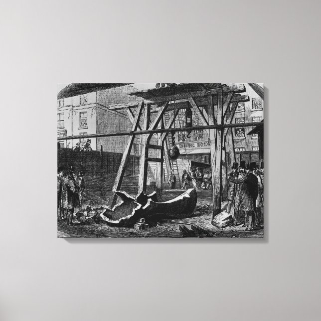 Impressão Em Tela Quebrando Big Ben (Frente)