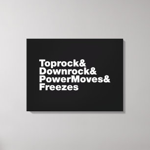 Impressão Em Tela Quebrando Movimentos (Breakdancing)