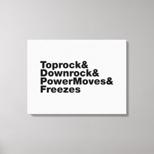 Impressão Em Tela Quebrando Movimentos (Breakdancing)