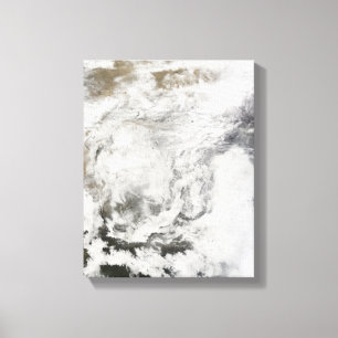 Impressão Em Tela Queda de neve pesada em China