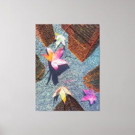 Impressão Em Tela Queda na Abstrato de cidade