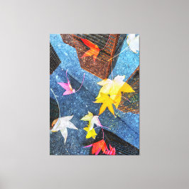 Impressão Em Tela Queda na abstrato de cidade