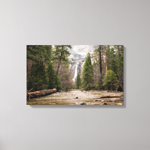 Impressão Em Tela Quedas d'água à frente Visualizar tela de pintura