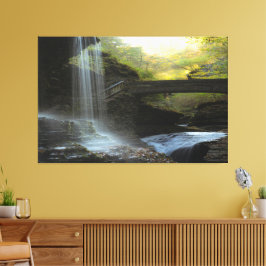 Impressão Em Tela Quedas de Água Natureza Relaxação Casa Figura 6