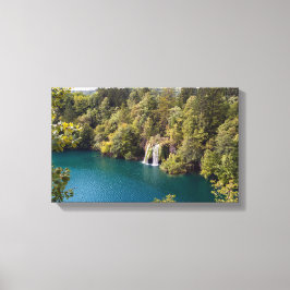 Impressão Em Tela Quedas de água no Parque Nacional de Plitvice - Cr