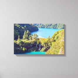 Impressão Em Tela Quedas de água no Parque Nacional de Plitvice - Cr