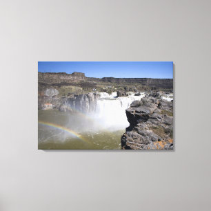 Impressão Em Tela Quedas de Shoshone no rio Snake em Twin Falls,