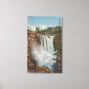 Impressão Em Tela Quedas de Snoqualmie, WA - ideia das quedas na