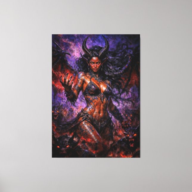 Impressão Em Tela Queen of Hell Lilith (Frente)