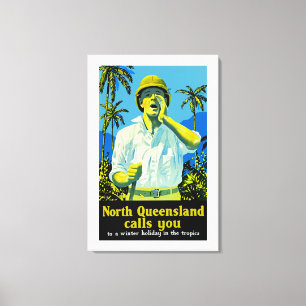Impressão Em Tela Queensland do Norte chama você