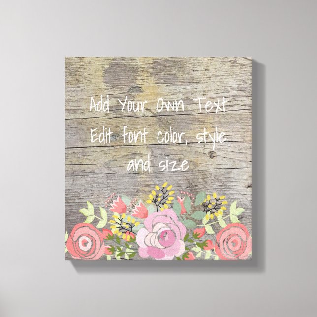 Impressão Em Tela Quic Russo Romântico (Frente)