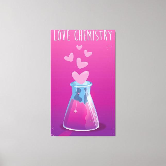 Impressão Em Tela química do amor (Frente)
