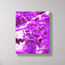 Quintessência Roxo Abstrato Salpico