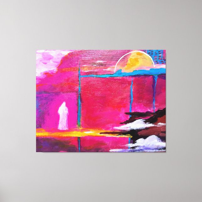 Impressão Em Tela Quinze minutos (Frente)