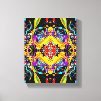 Impressão Em Tela Ra Amor Incondicional Abstrato Kaleidoscópico
