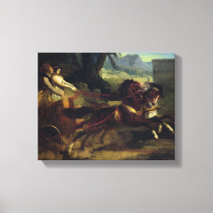 Impressão Em Tela Raça de Chariot antiga