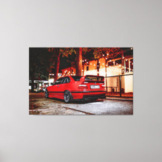 Impressão Em Tela Racecar BMW E36