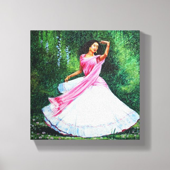 Impressão Em Tela Radha À Espera De Krishna Em Vrindavan (Frente)