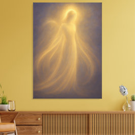 Impressão Em Tela Radiant Presence Angel of Golden Light Spiritual