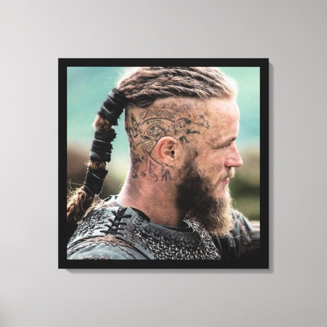 Impressão Em Tela Ragnar Lothbrok (Frente)