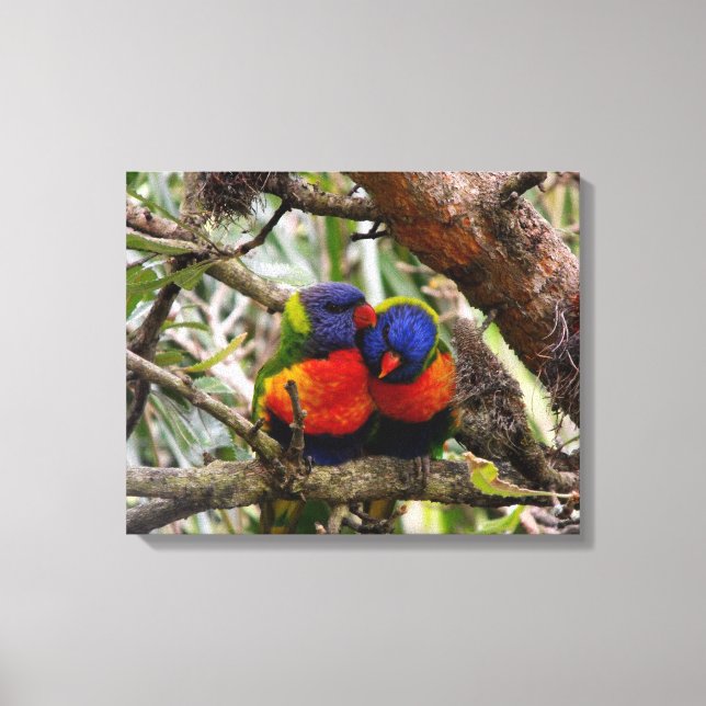 Impressão Em Tela Rainbow Love (Frente)