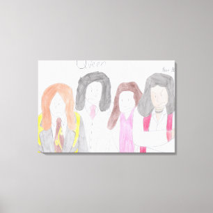 Impressão Em Tela Rainha