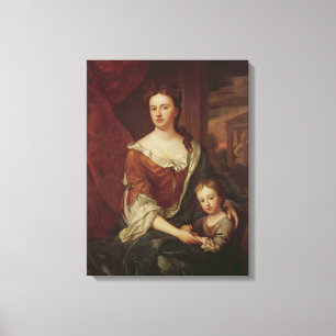 Impressão Em Tela Rainha Anne e William, duque de Gloucester