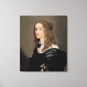 Impressão Em Tela Rainha Christina da suecia 1652