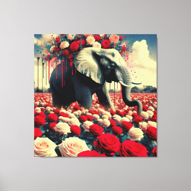 IMPRESSÃO EM TELA RAINHA DA ÁFRICA 10 (Frente)