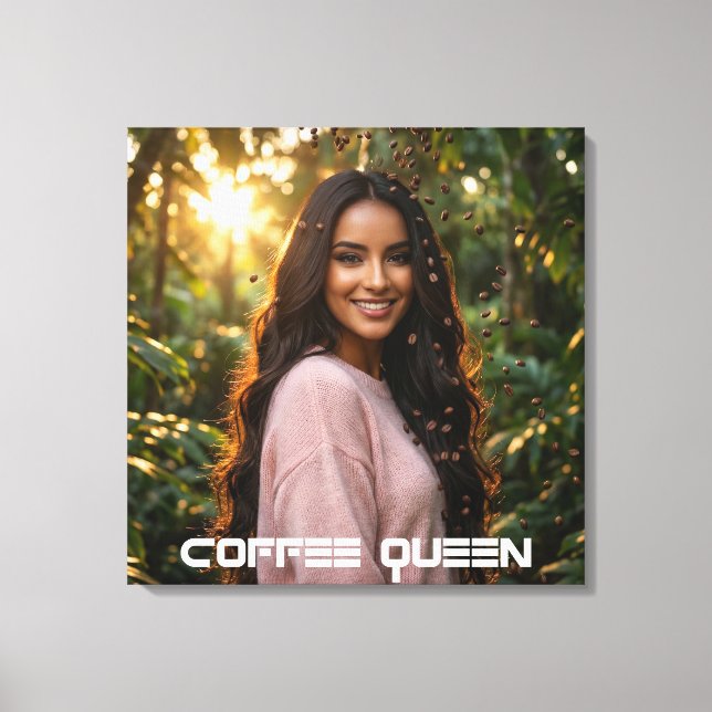 IMPRESSÃO EM TELA RAINHA DO CAFÉ (Frente)