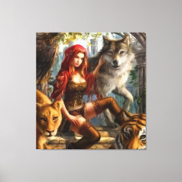 Impressão Em Tela Rainha dos Monstros