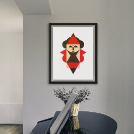 Impressão Em Tela Rainha Elegante