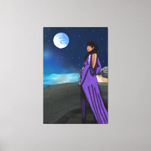 Impressão Em Tela Rainha em sua Balcony